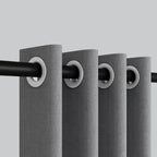 Waterproof Linen Shower Curtain