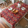 Festive Jacquard Dining Tablecloth