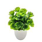 Artificial Green Plant in Plastic Pot