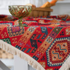 Festive Jacquard Dining Tablecloth