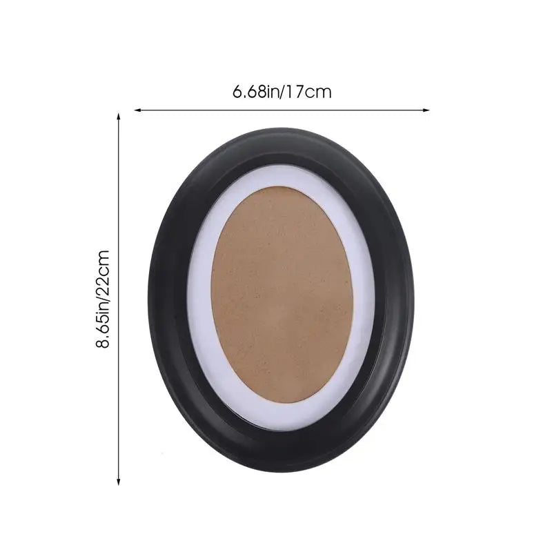 Wooden Oval Photo Frame