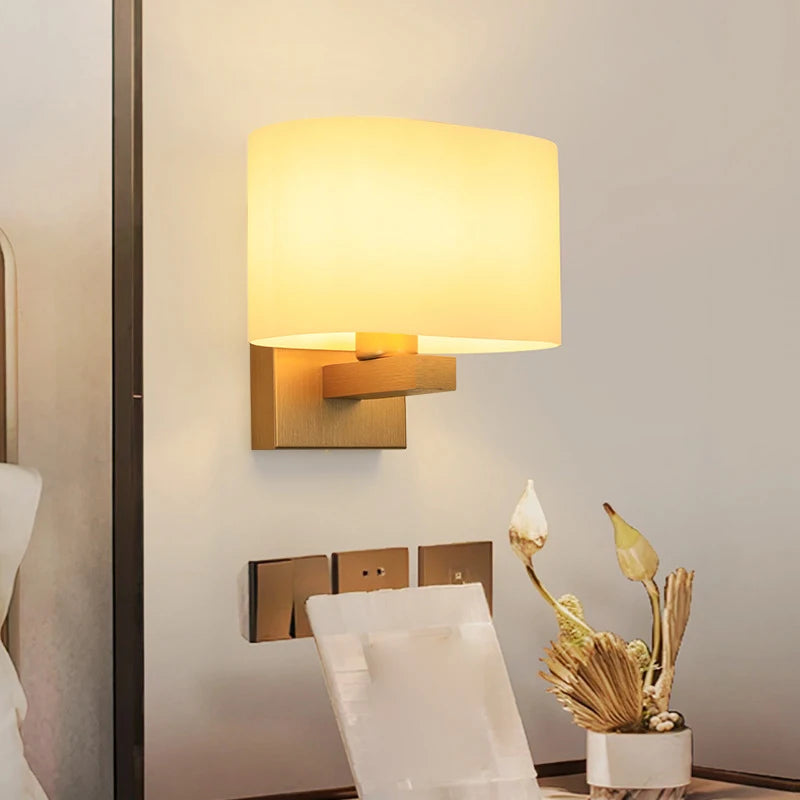 Matte Glass Wall Sconce